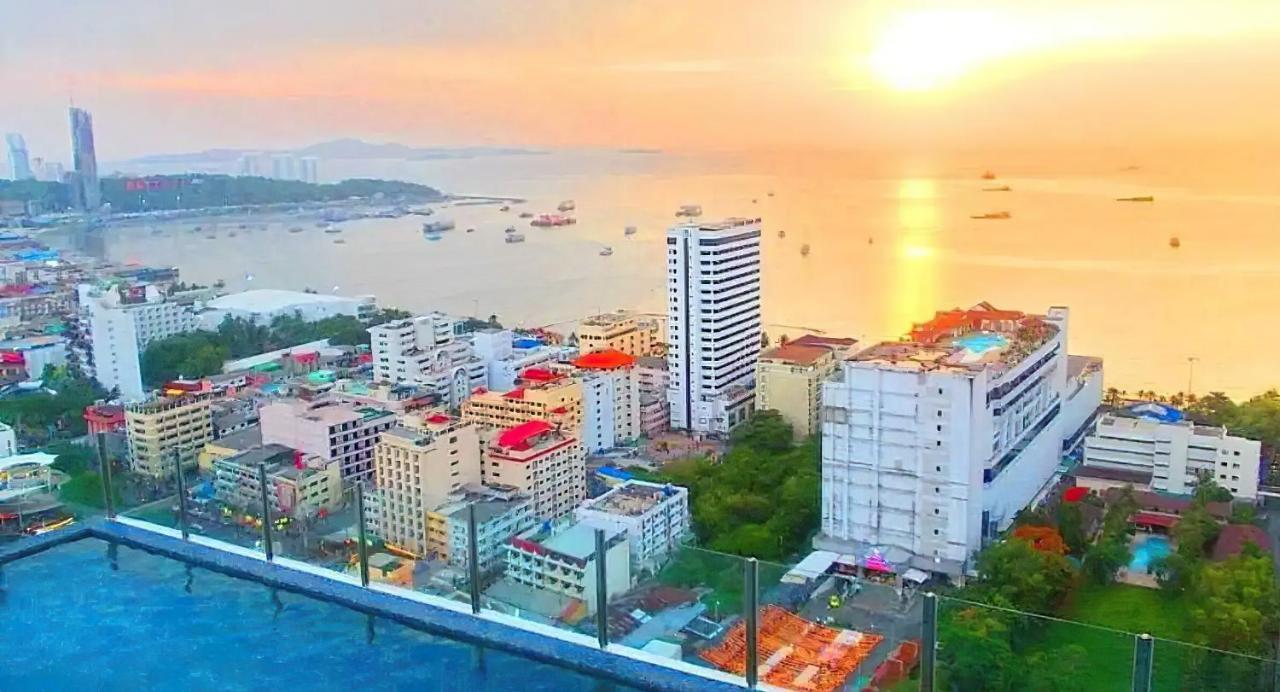 Central Pattaya - Infinity Pool Condo Pattaya View Bagian luar foto